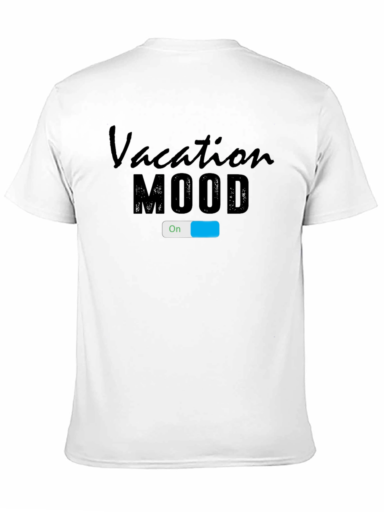 Vacation Mode On T-Shirt - Black Graphic Tee