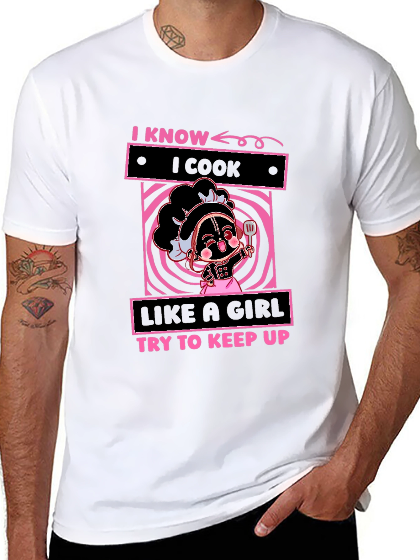 I Know I Cook Like A Girl T-Shirt
