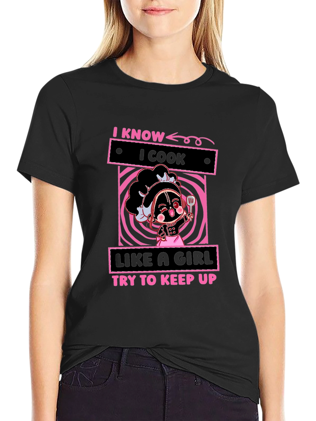 I Know I Cook Like A Girl T-Shirt
