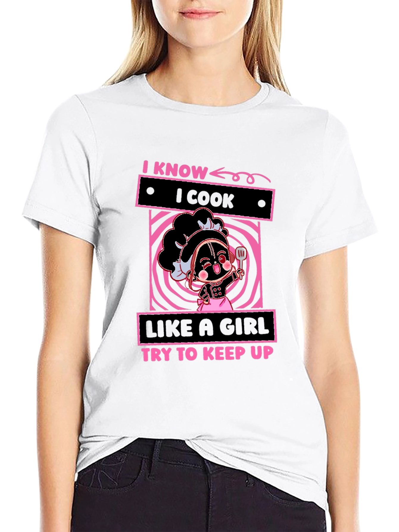 I Know I Cook Like A Girl T-Shirt