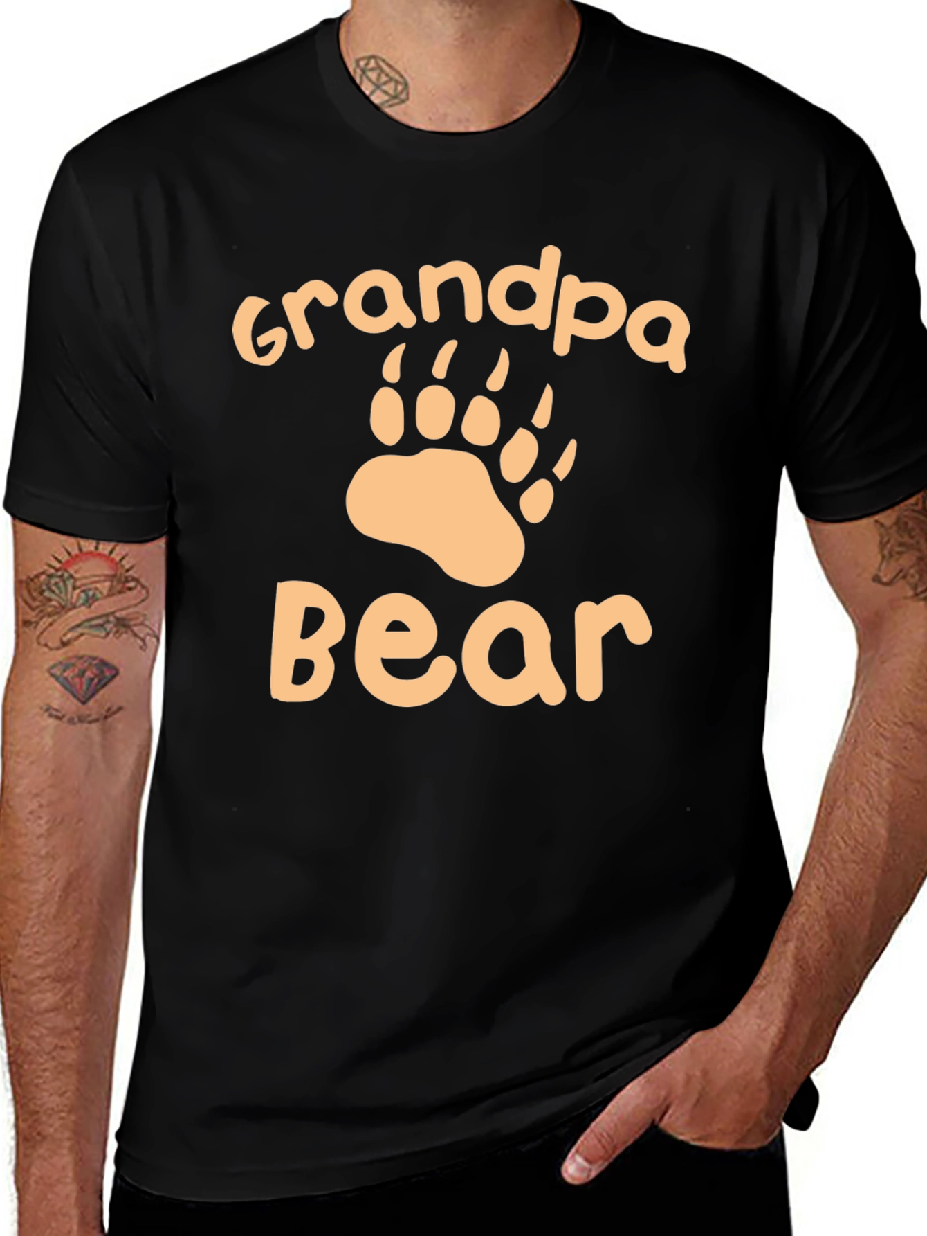 Grandpa Bear Graphic T-Shirt