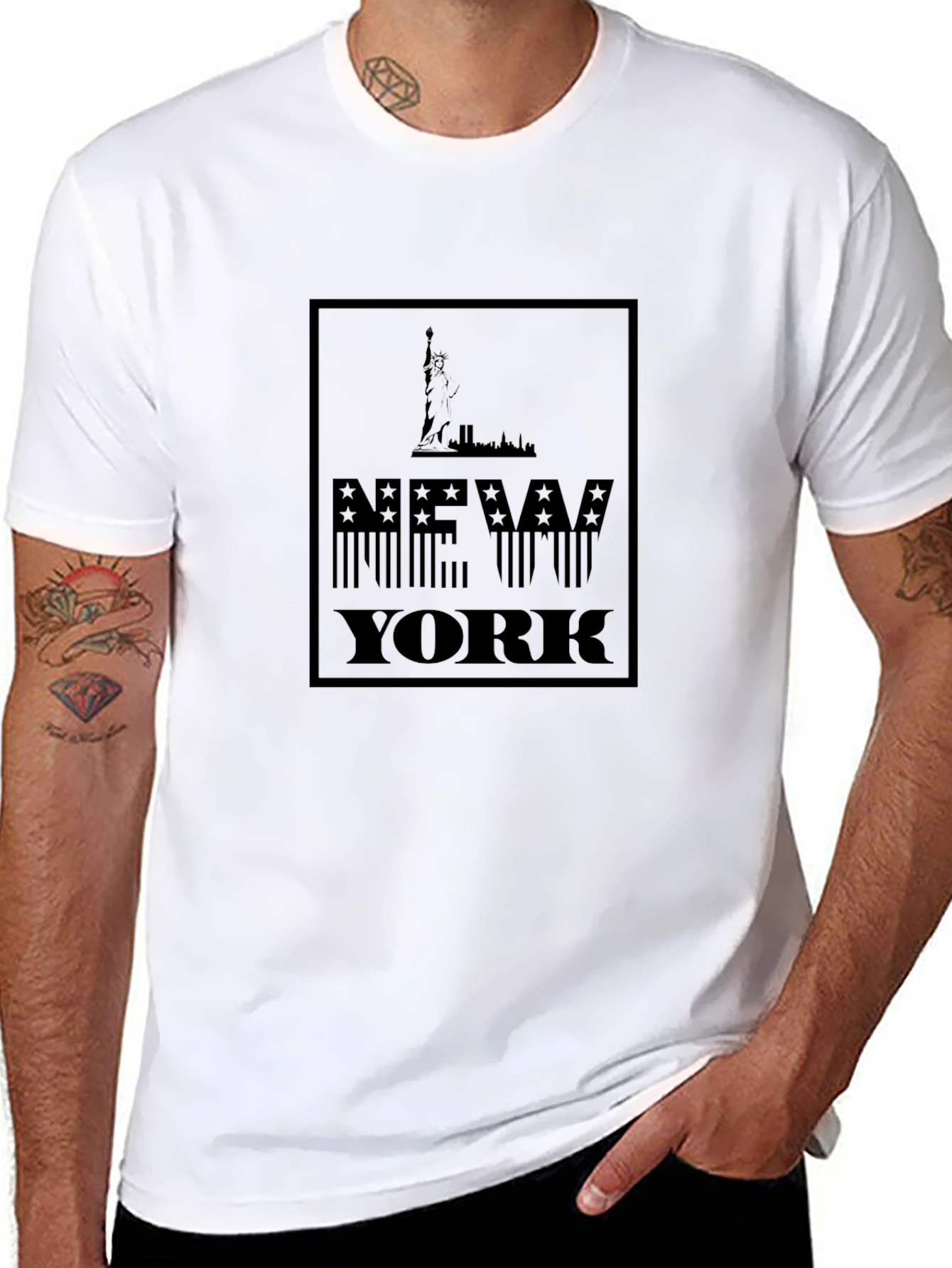 New York Graphic Tee - Black