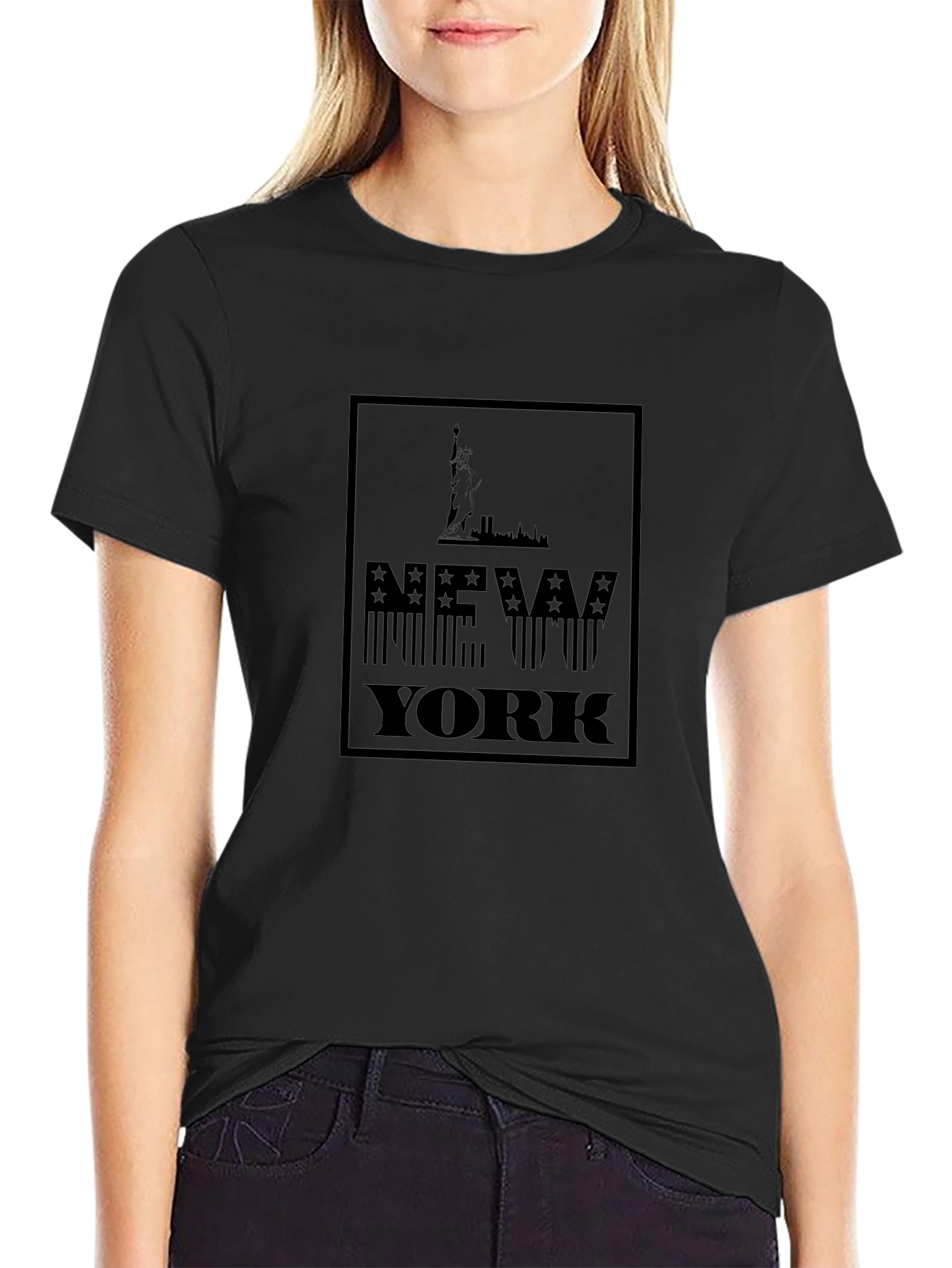 New York Graphic Tee - Black