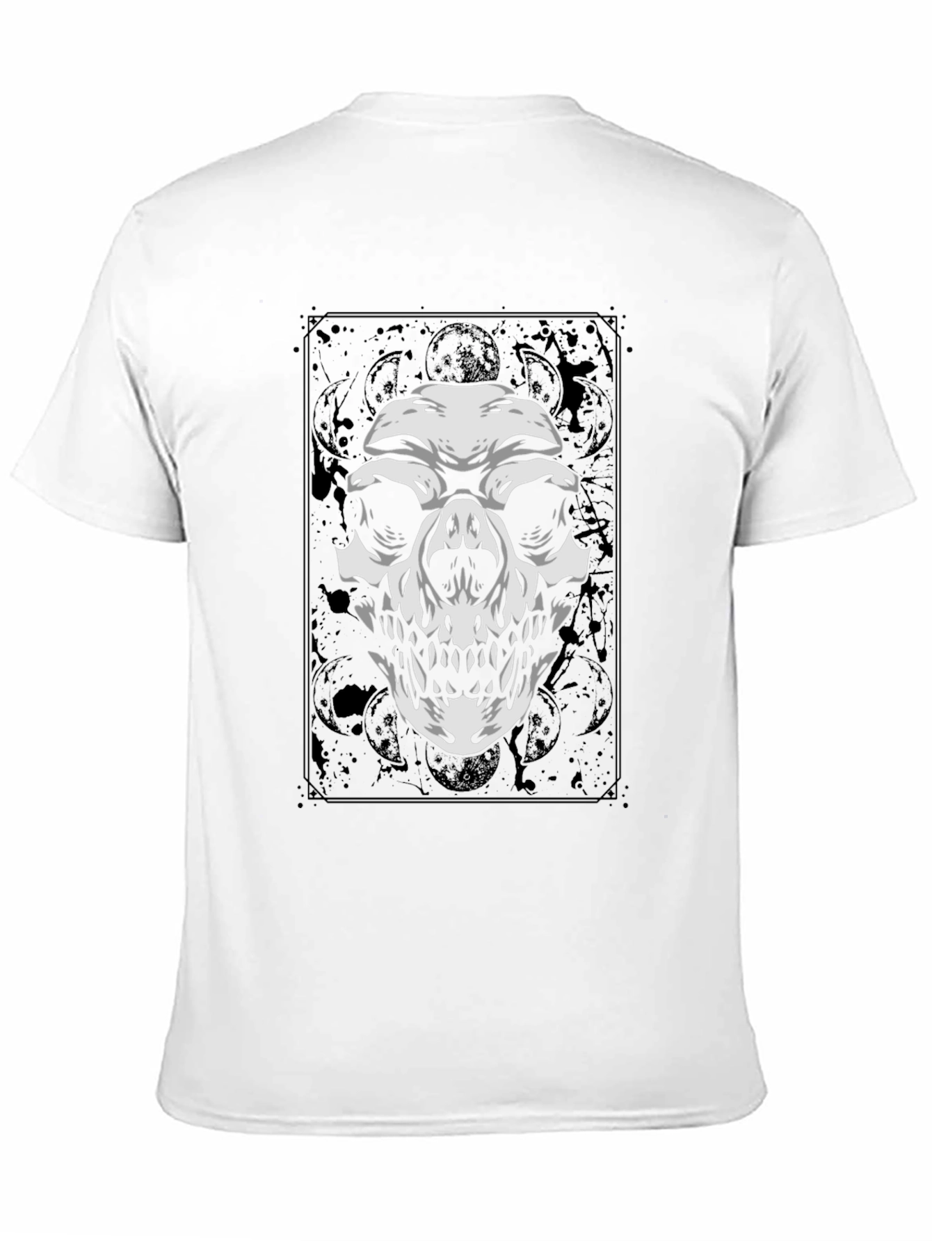 Skull Graphic T-Shirt - Black