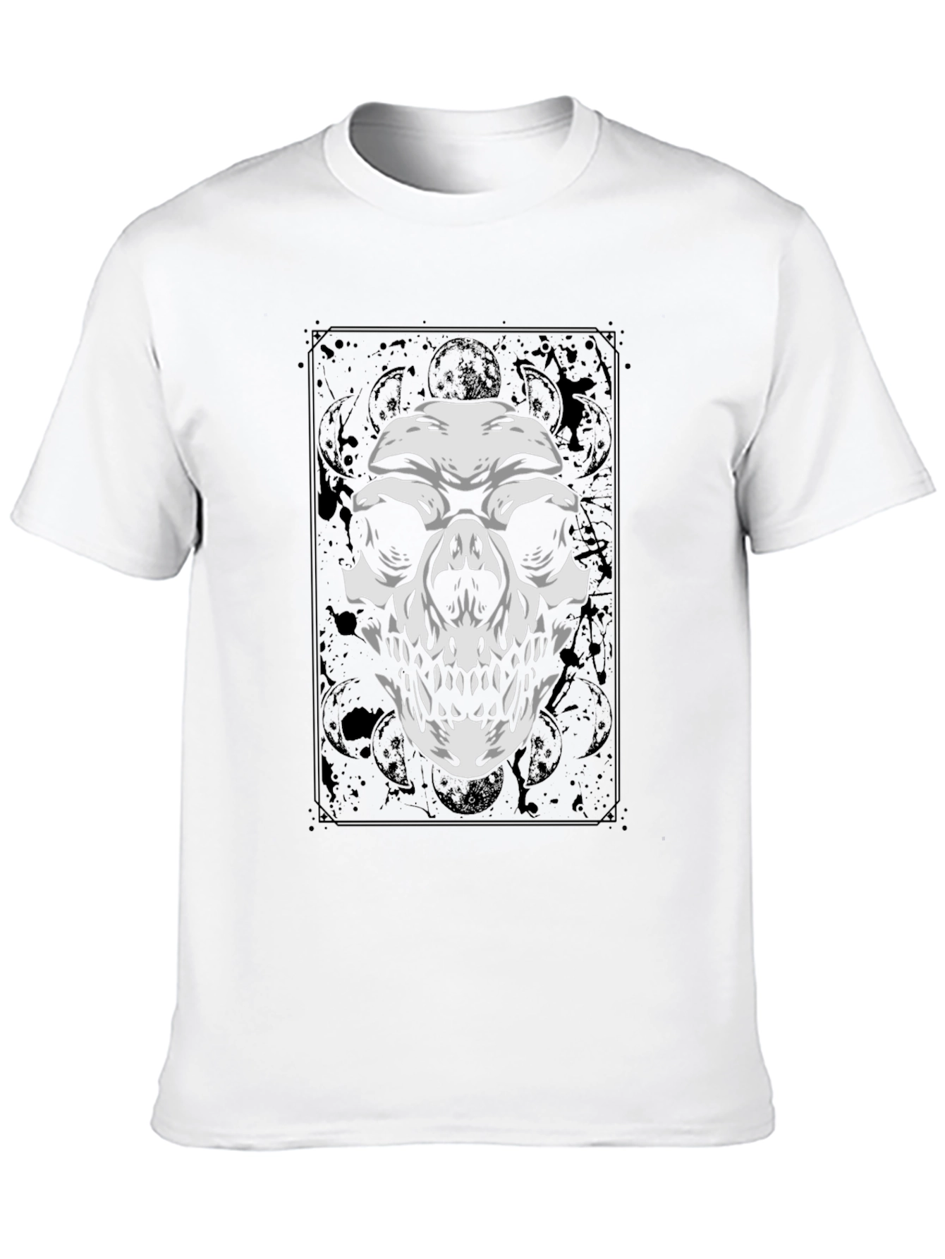 Skull Graphic T-Shirt - Black