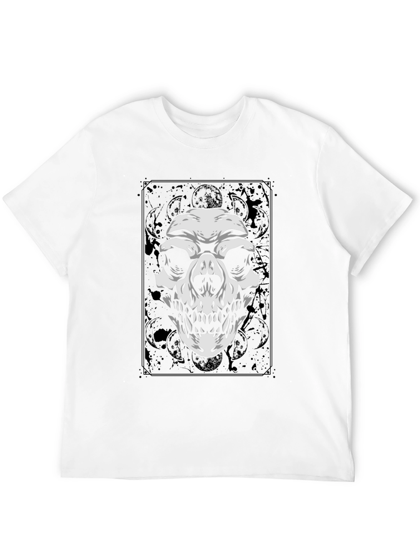 Skull Graphic T-Shirt - Black