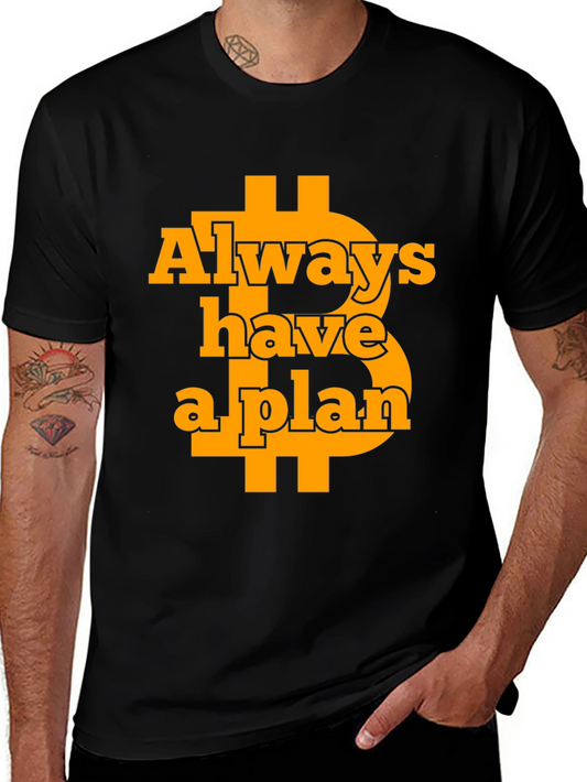 Bitcoin Plan T-Shirt - Crypto Investor Gift