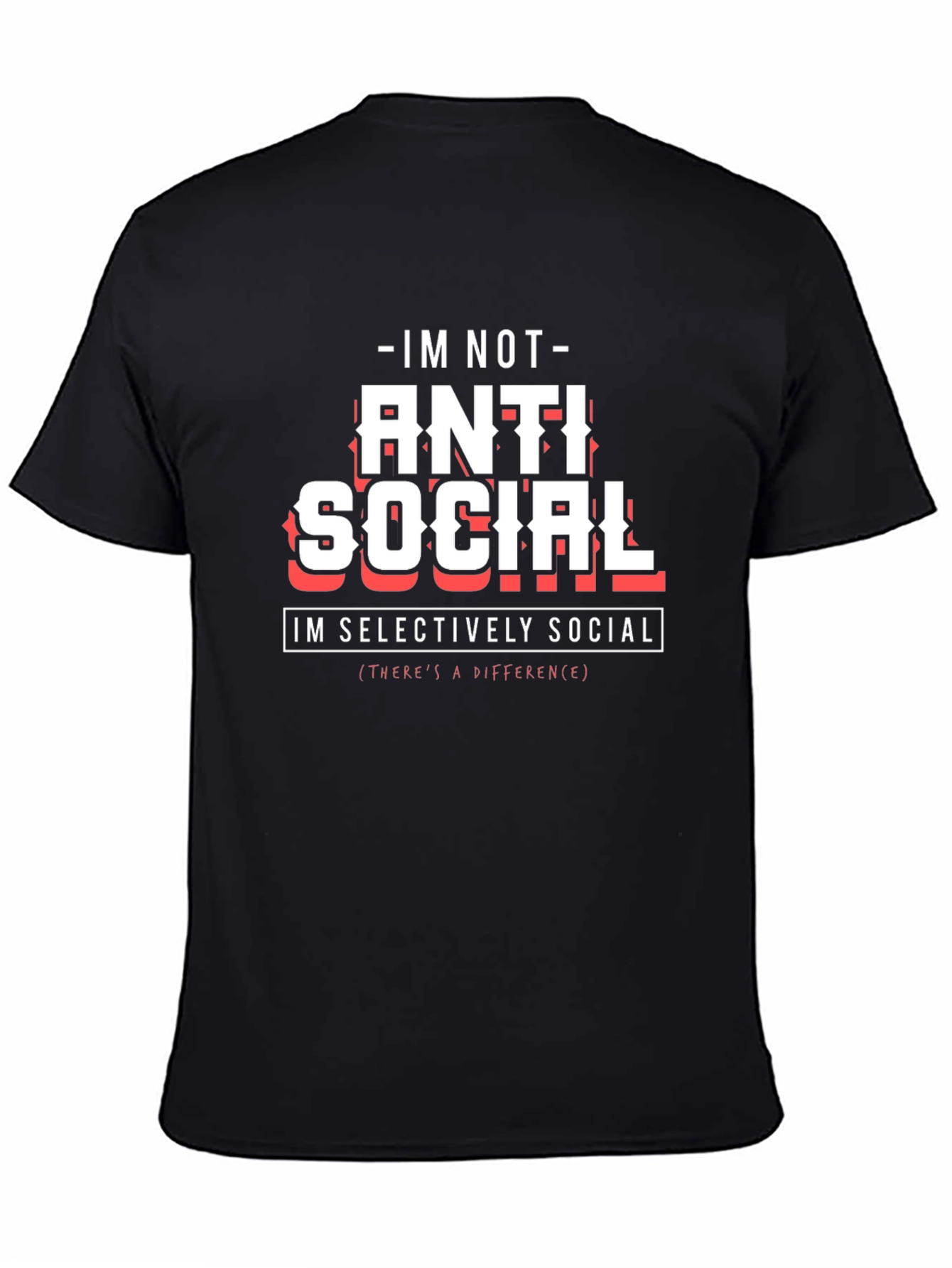 Anti Social? Mens Graphic T-Shirt
