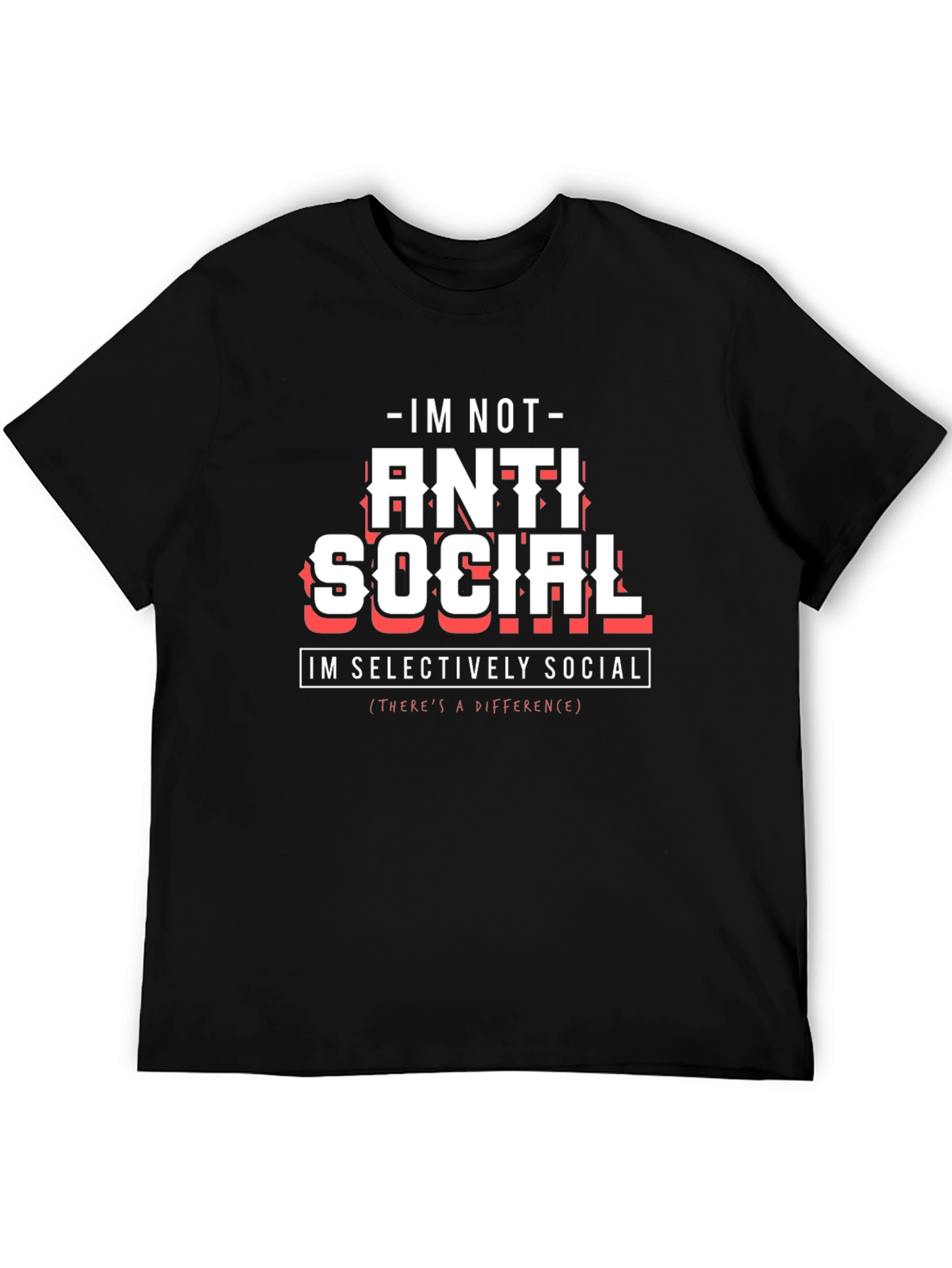 Anti Social? Mens Graphic T-Shirt