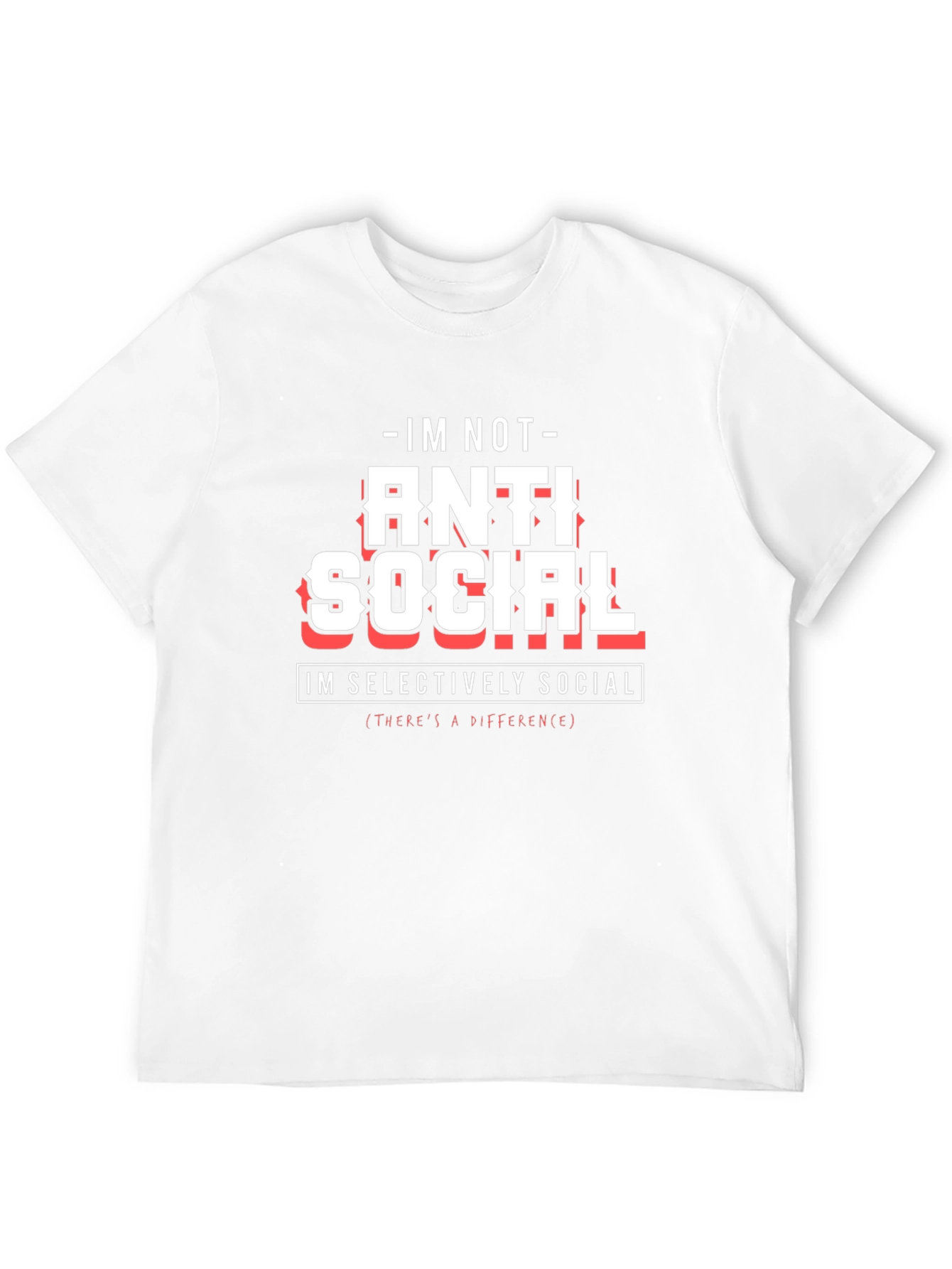 Anti Social? Mens Graphic T-Shirt