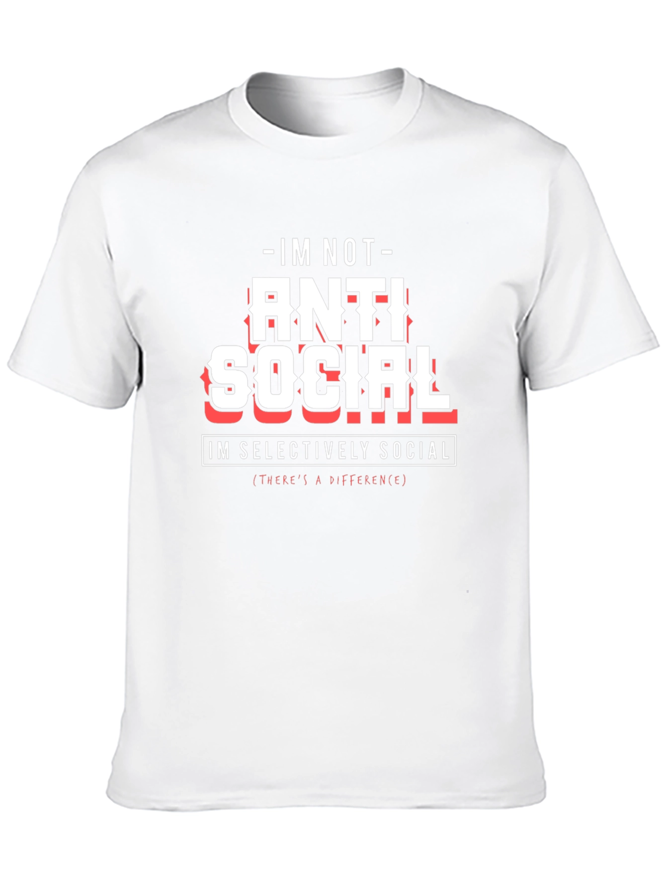 Anti Social? Mens Graphic T-Shirt