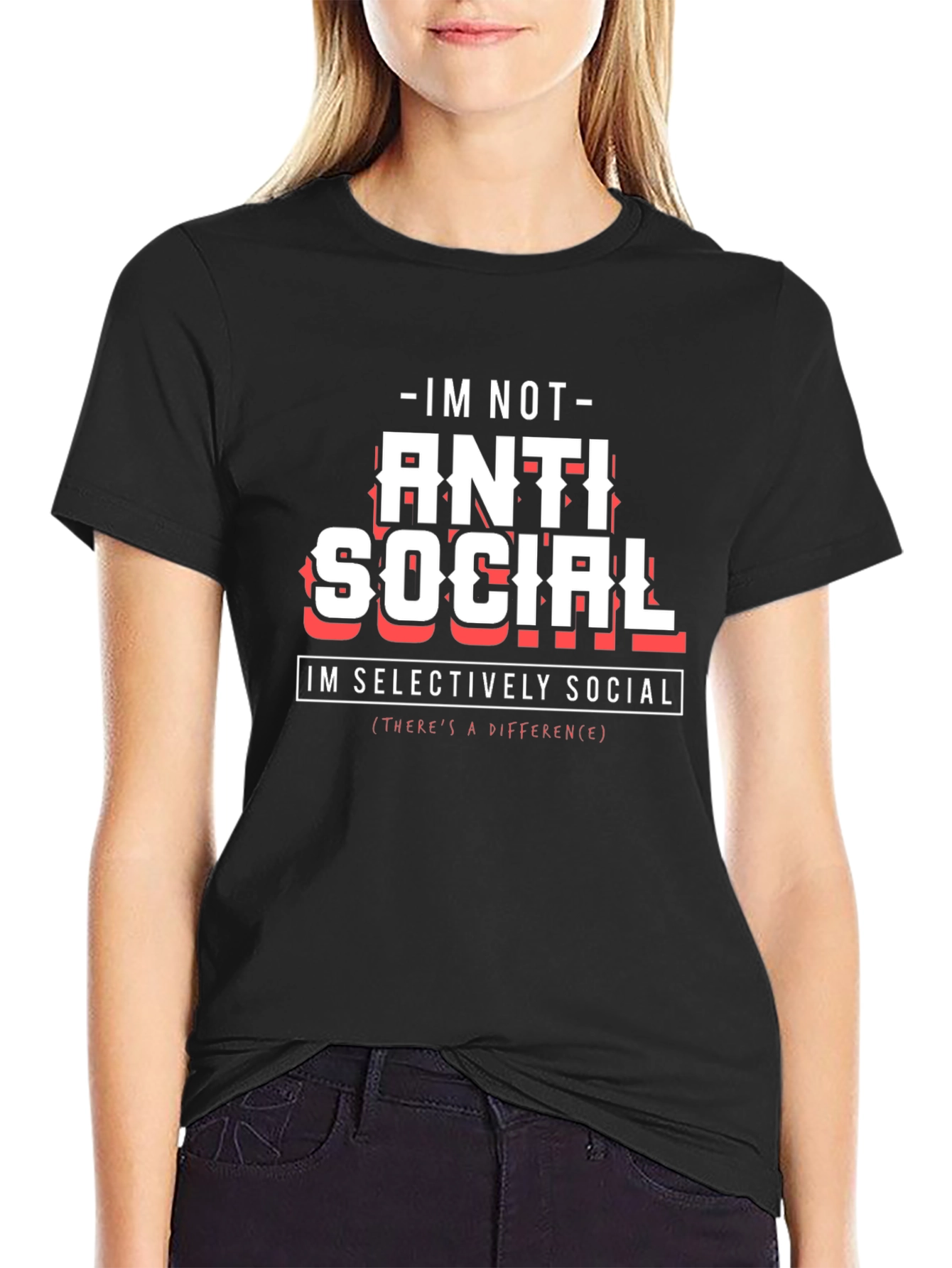 Anti Social? Mens Graphic T-Shirt