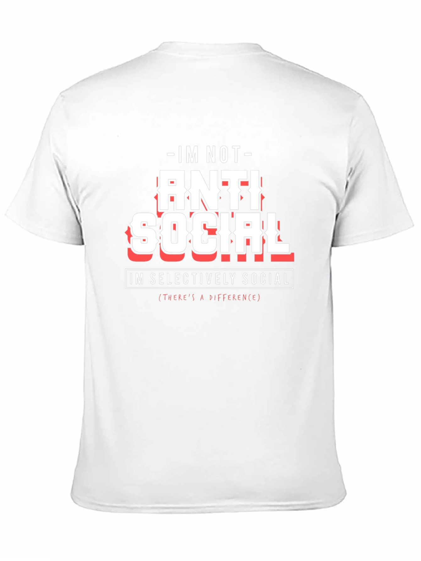 Anti Social? Mens Graphic T-Shirt