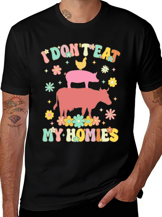 Vegan I Dont Eat My Homies T-Shirt