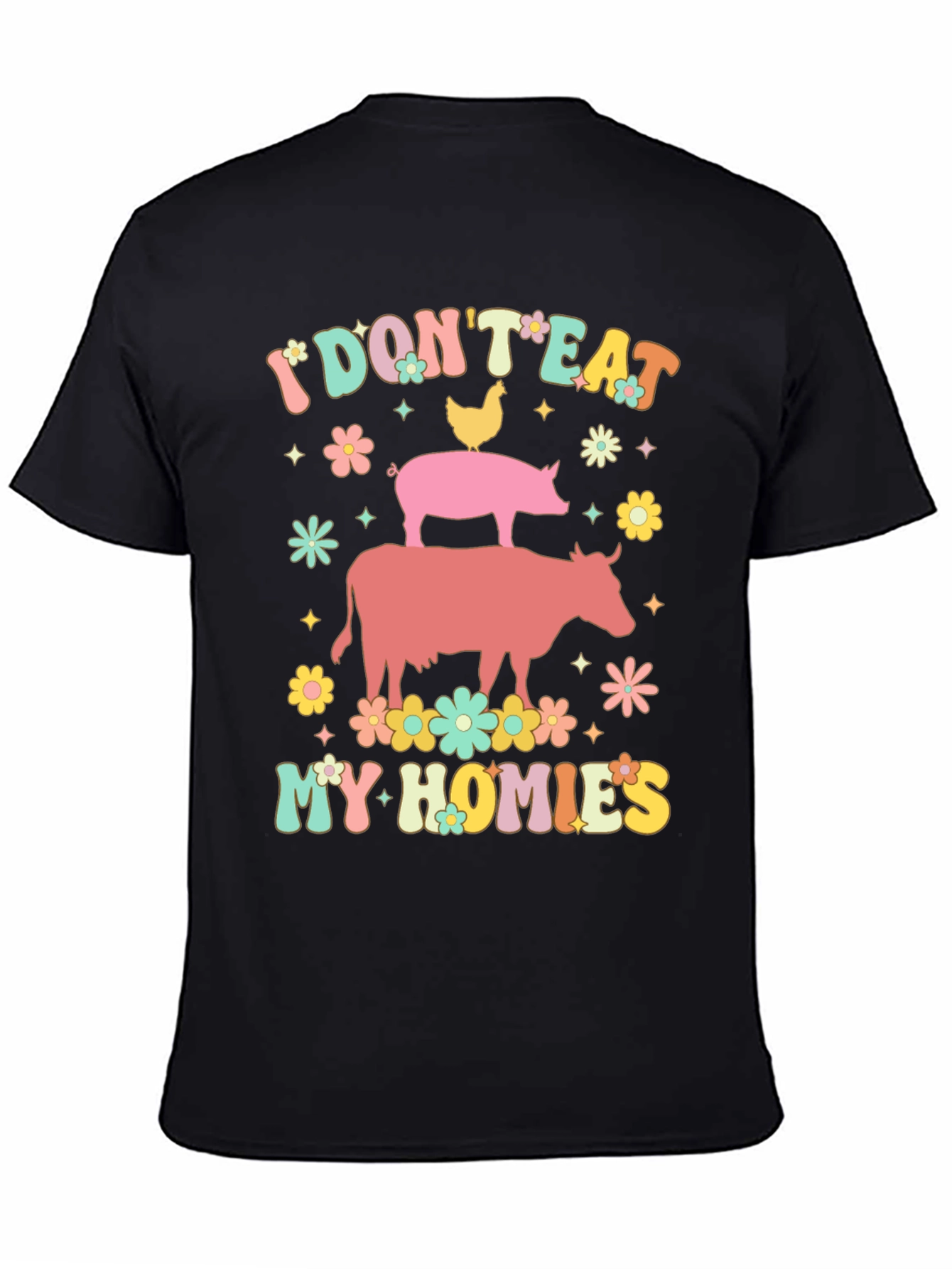 Vegan I Dont Eat My Homies T-Shirt