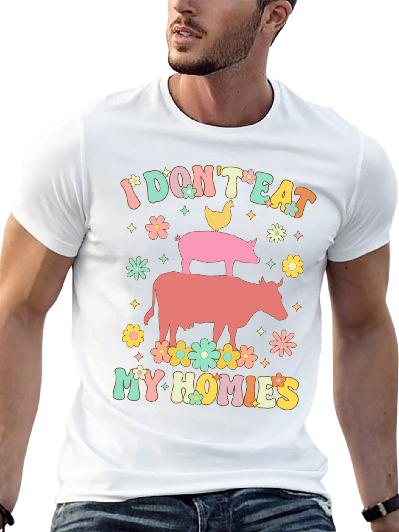 Vegan I Dont Eat My Homies T-Shirt