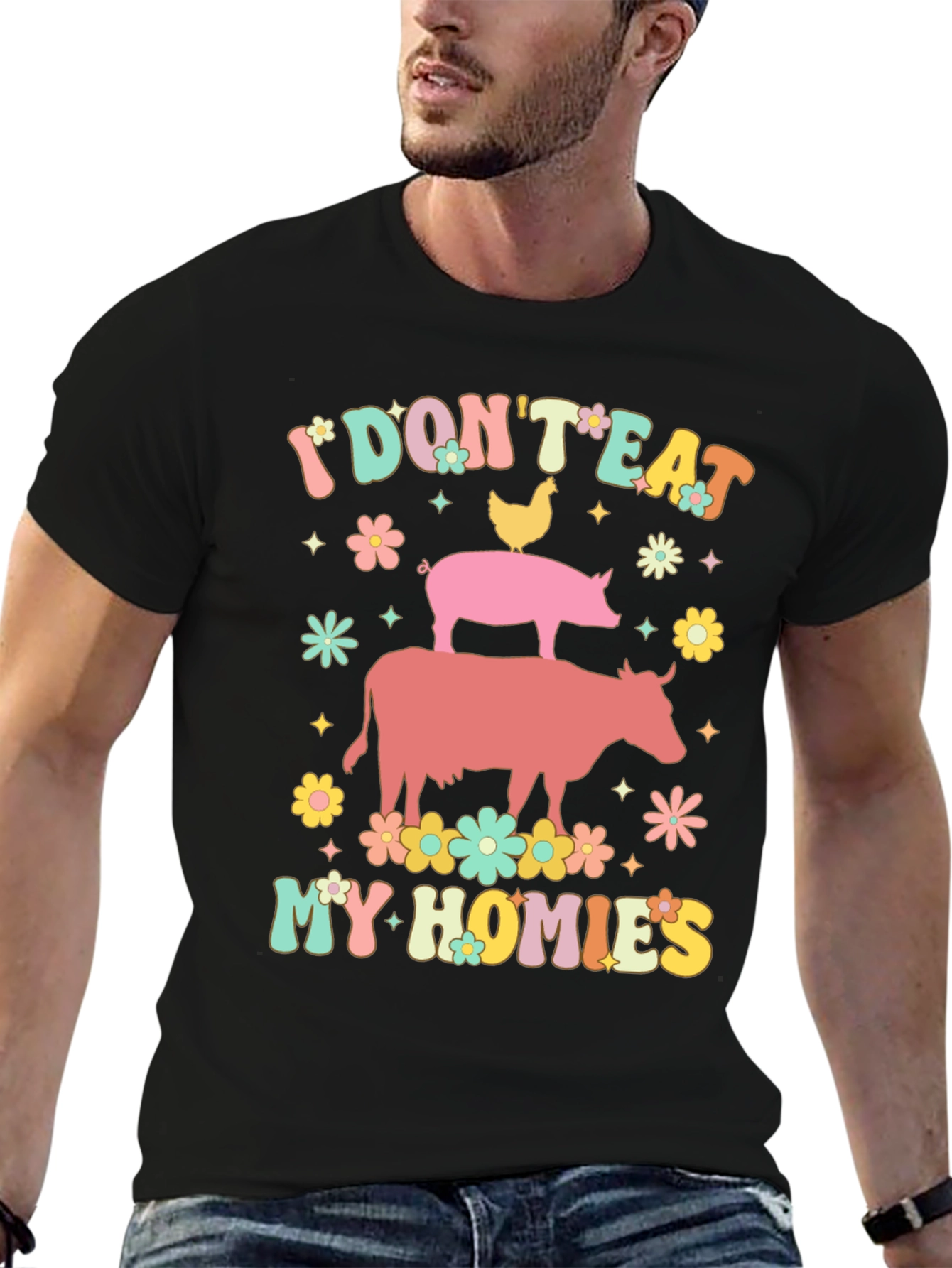 Vegan I Dont Eat My Homies T-Shirt