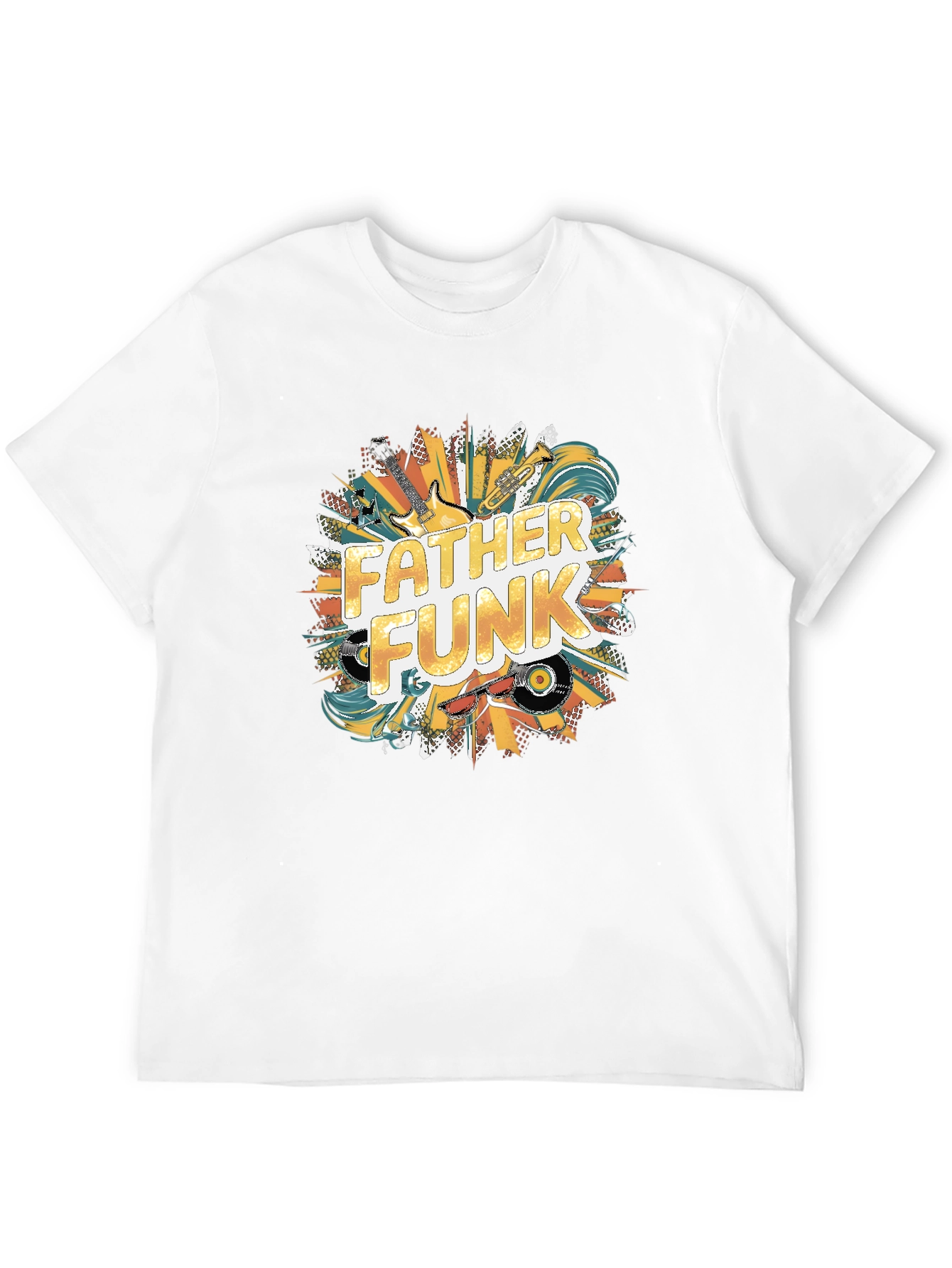 Father Funk Graphic Tee - Black Cotton T-Shirt