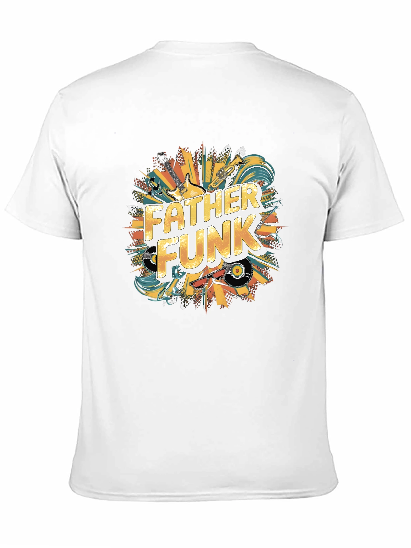Father Funk Graphic Tee - Black Cotton T-Shirt