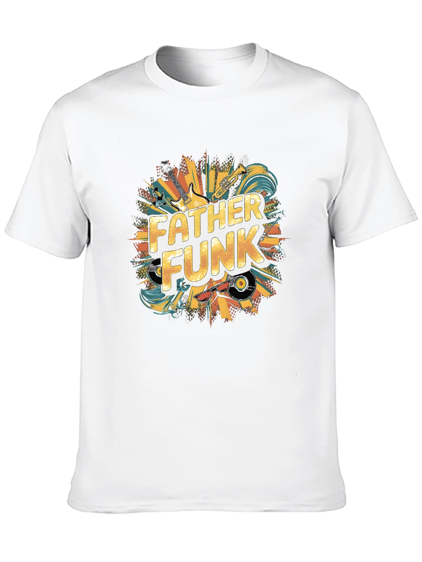 Father Funk Graphic Tee - Black Cotton T-Shirt