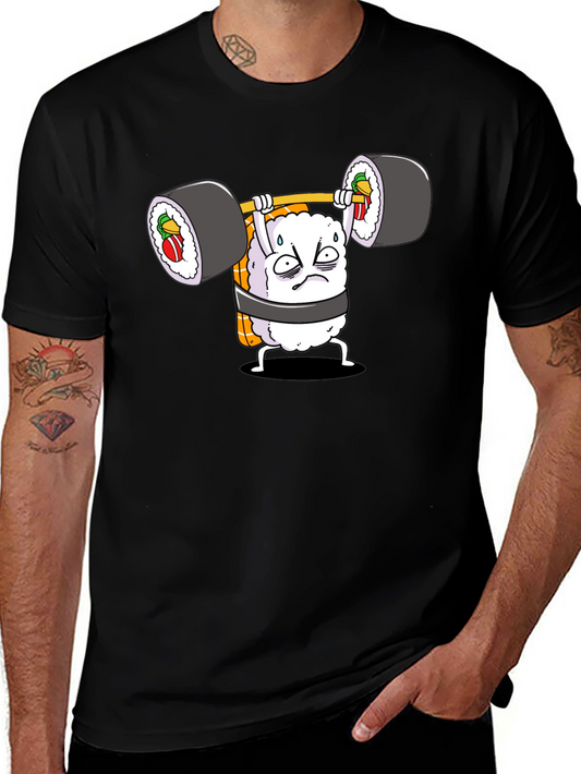 Sushi Weightlifter Graphic Tee