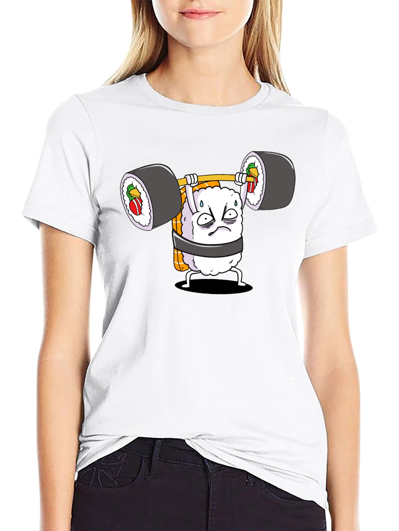 Sushi Weightlifter Graphic Tee