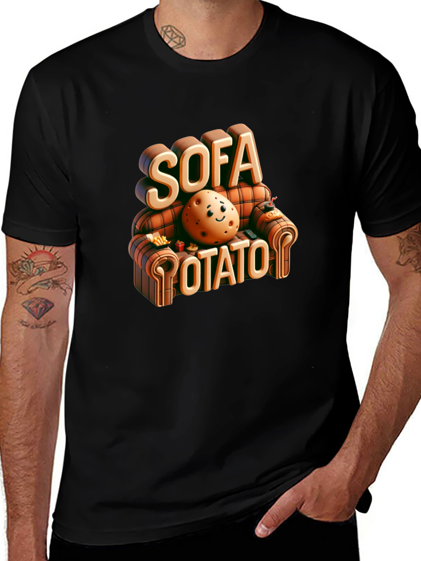 Sofa Potato T-Shirt: Comfort & Style