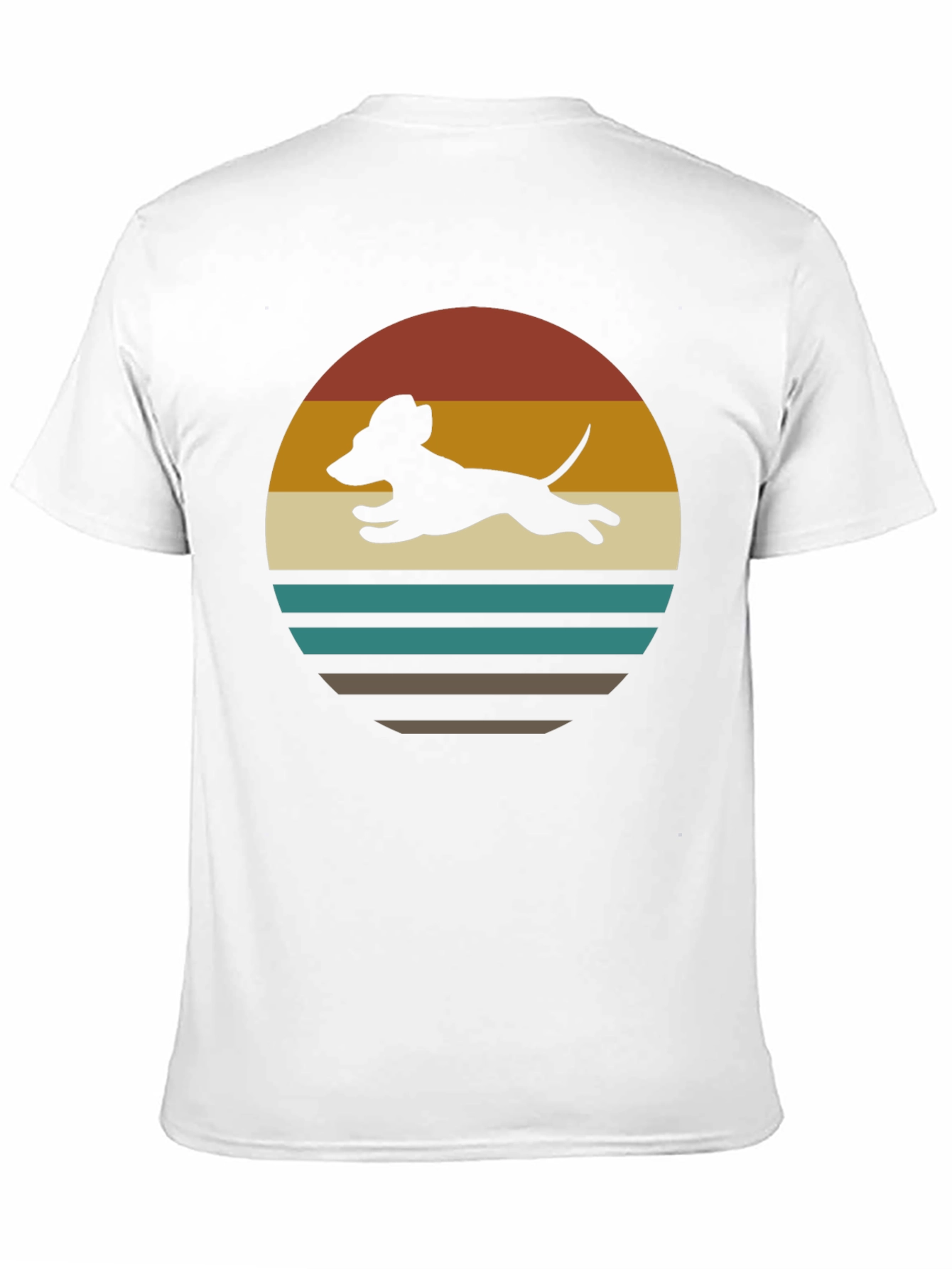 Retro Dachshund Sunset T-Shirt