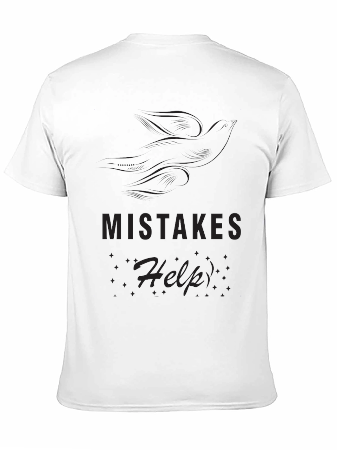 Mistakes Help Black T-Shirt