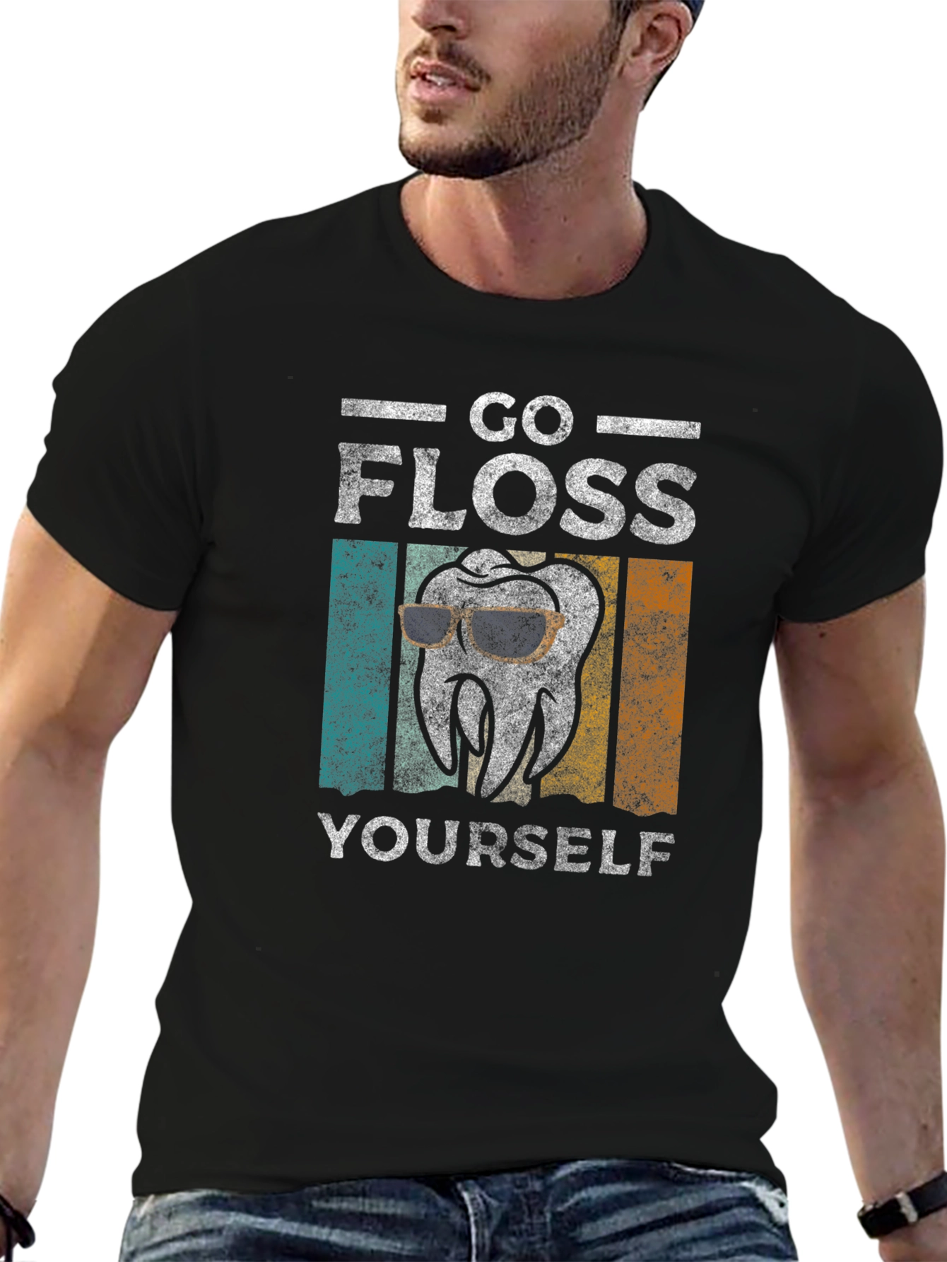 Go Floss Yourself T-Shirt - Dental Humor