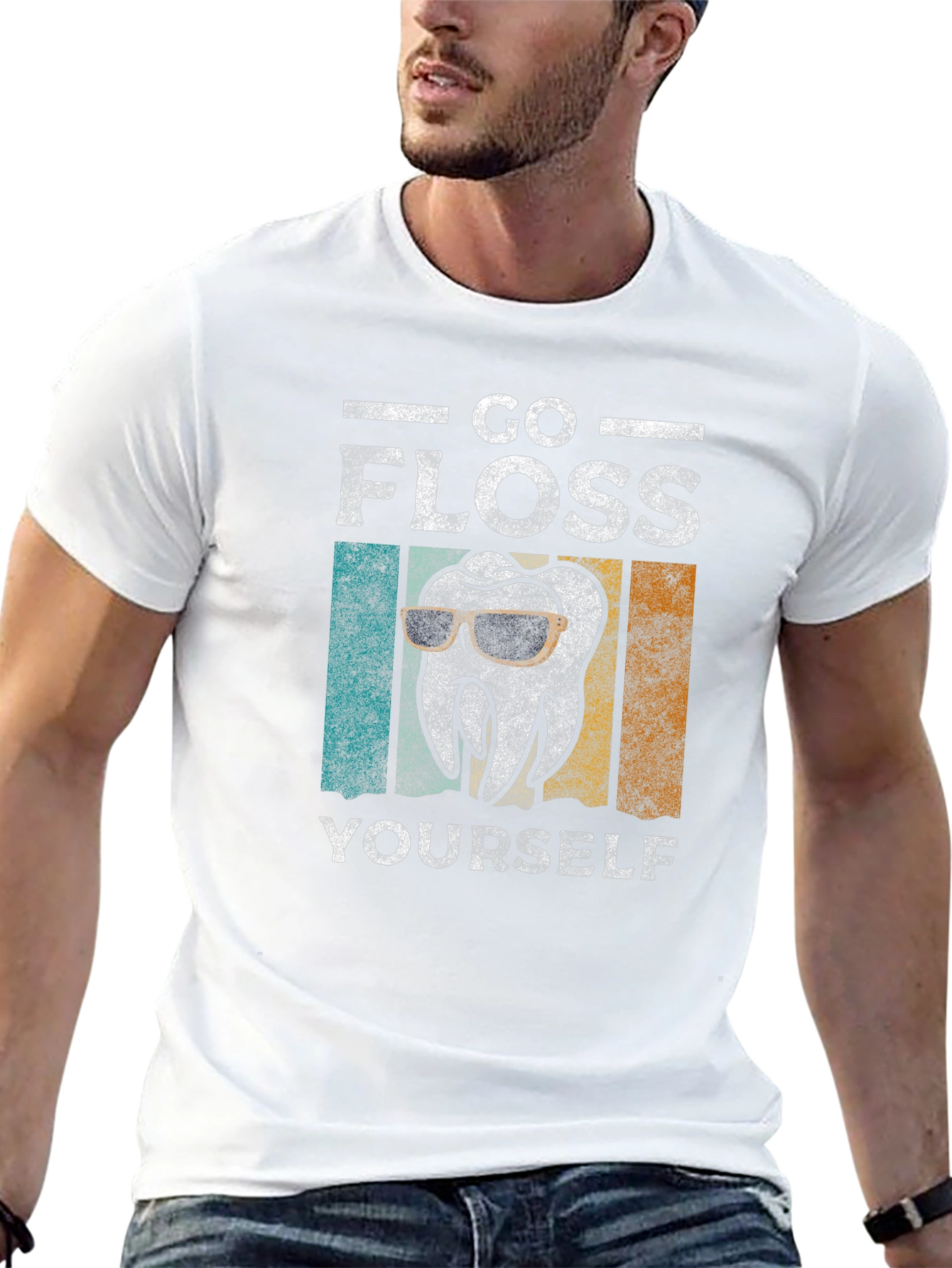 Go Floss Yourself T-Shirt - Dental Humor