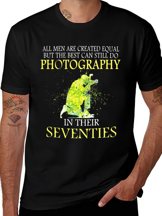 Photography in Seventies Mens T-Shirt