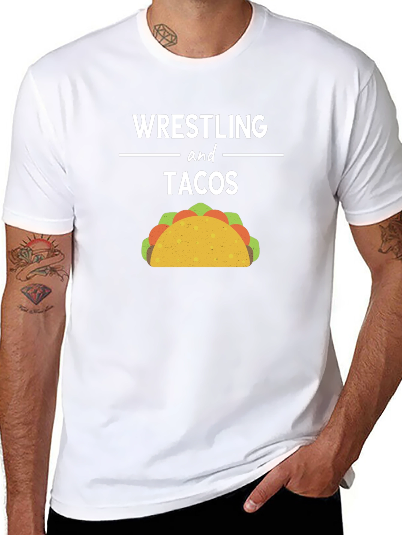 Wrestling and Tacos Graphic Tee