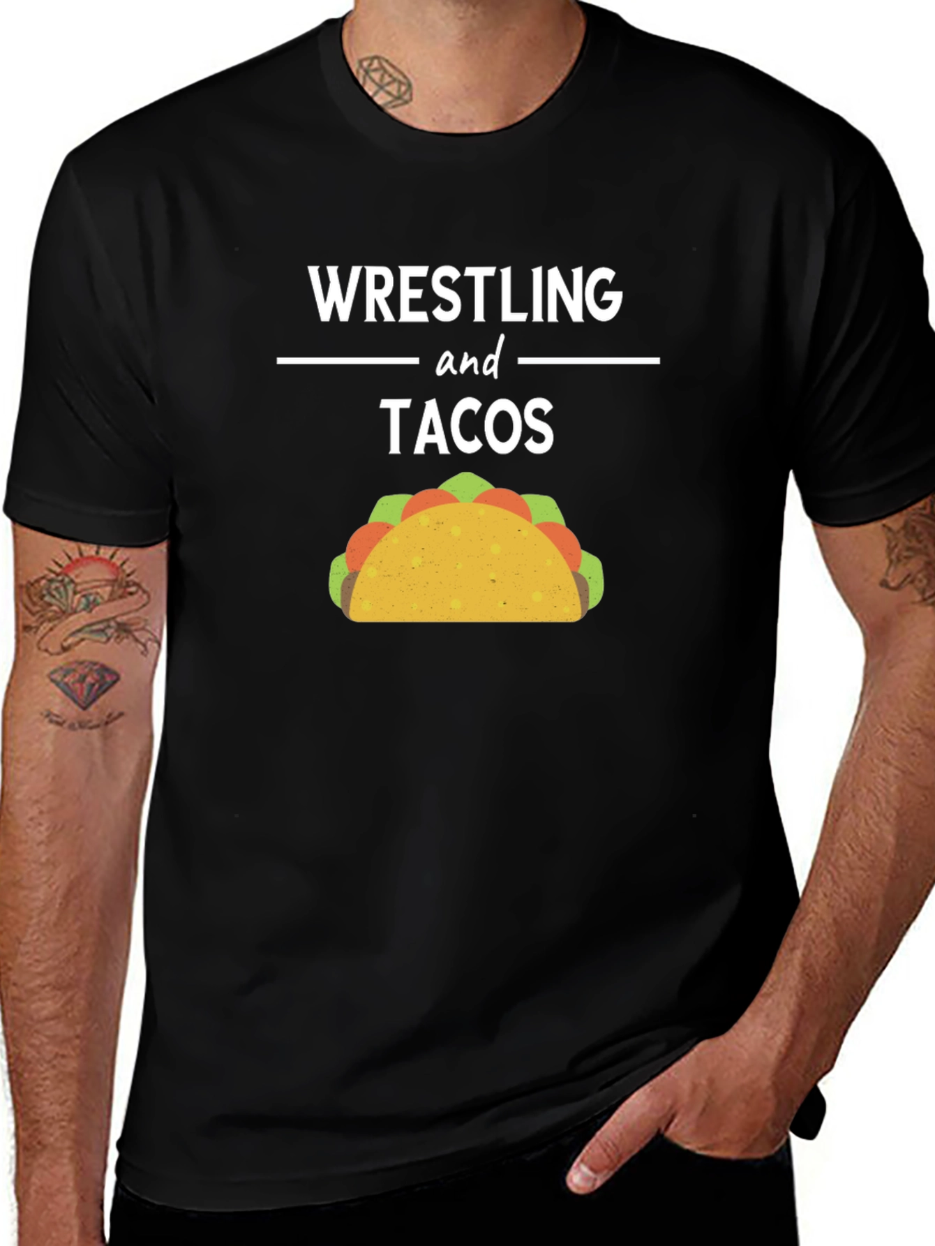 Wrestling and Tacos Graphic Tee