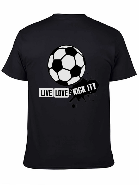 Live Love & Kick It Soccer T-Shirt