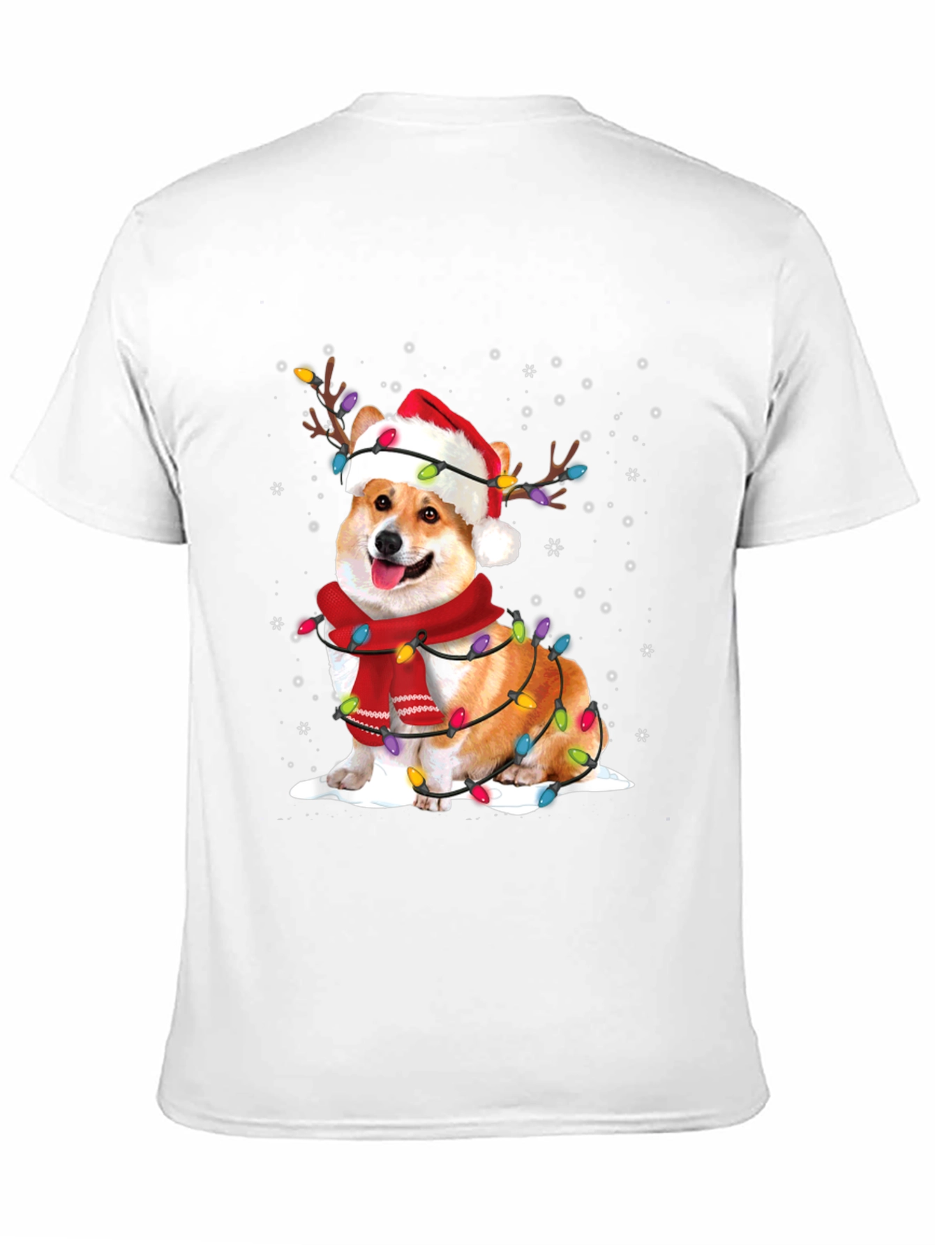 Festive Corgi Christmas T-Shirt