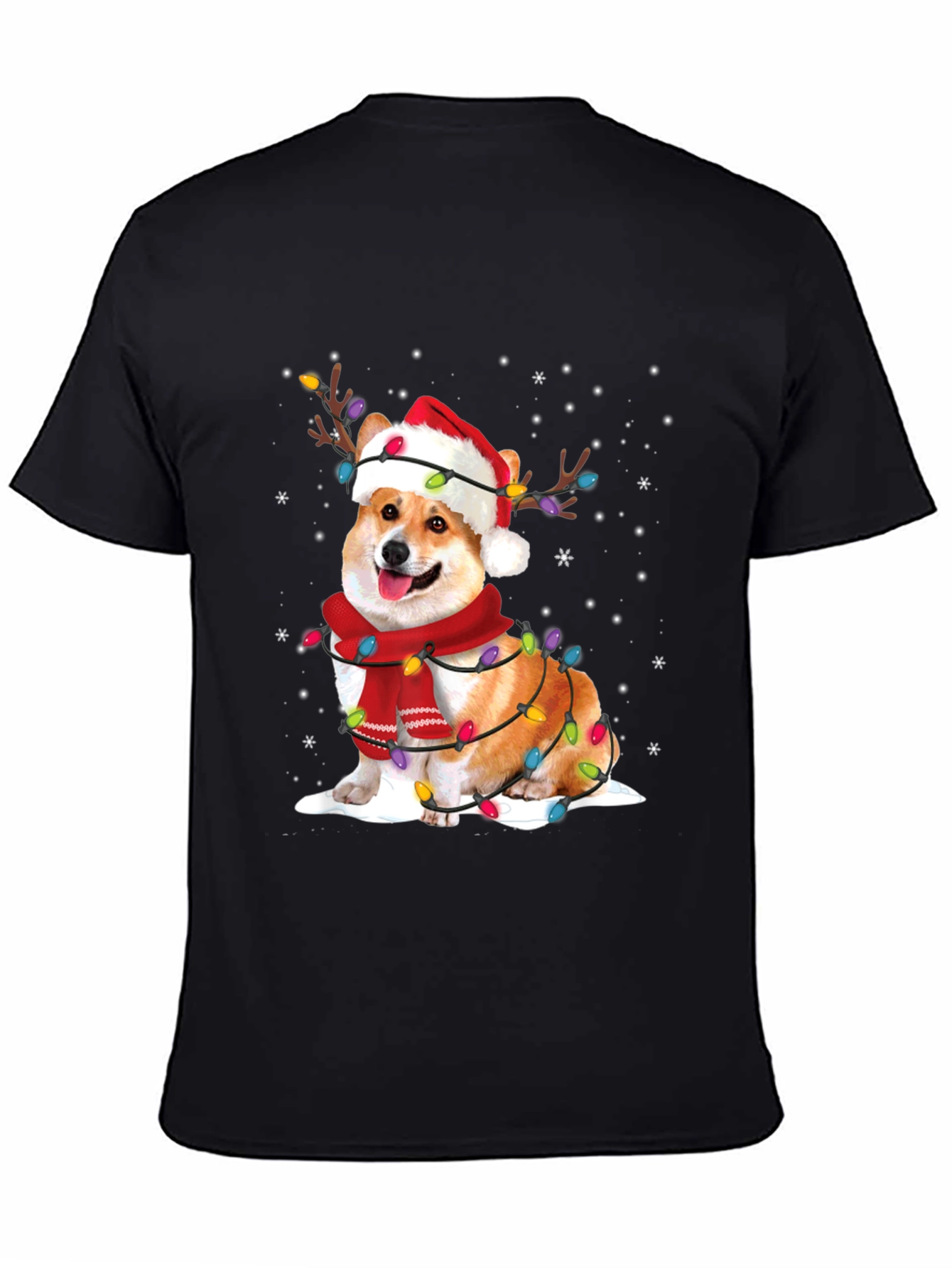 Festive Corgi Christmas T-Shirt
