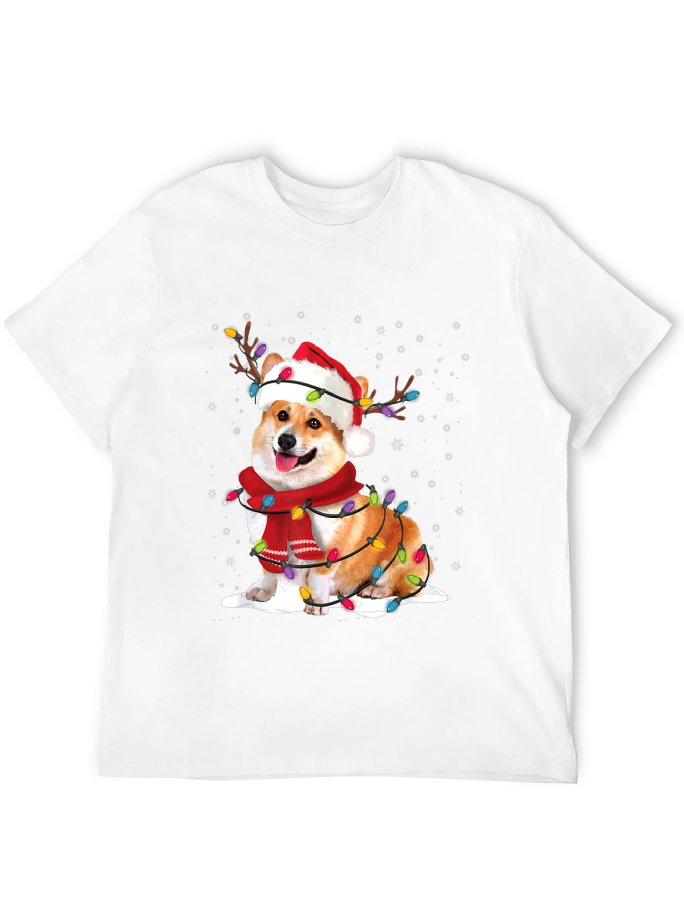 Festive Corgi Christmas T-Shirt