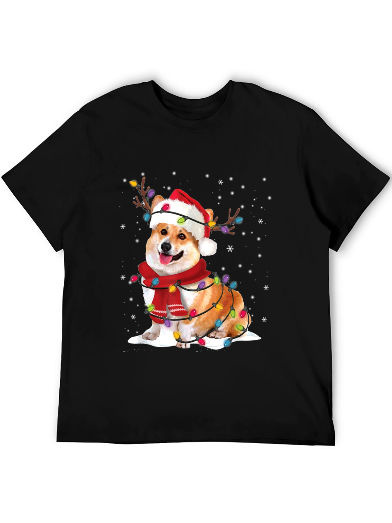 Festive Corgi Christmas T-Shirt