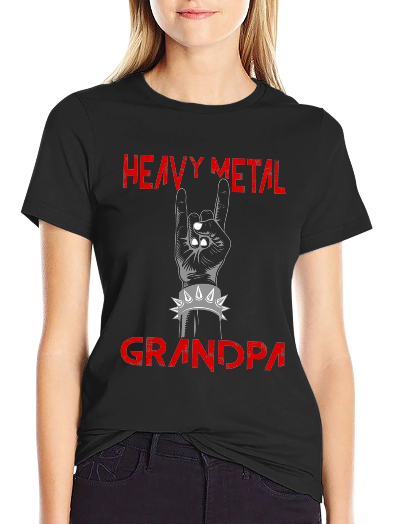Heavy Metal Grandpa Graphic Tee