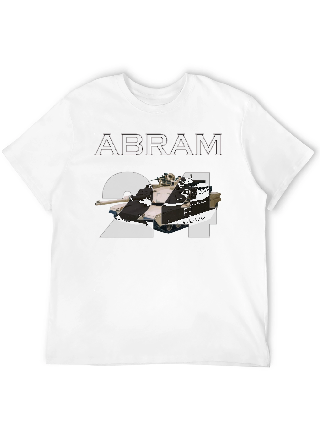 Abram 2A4 Tank Black T-Shirt