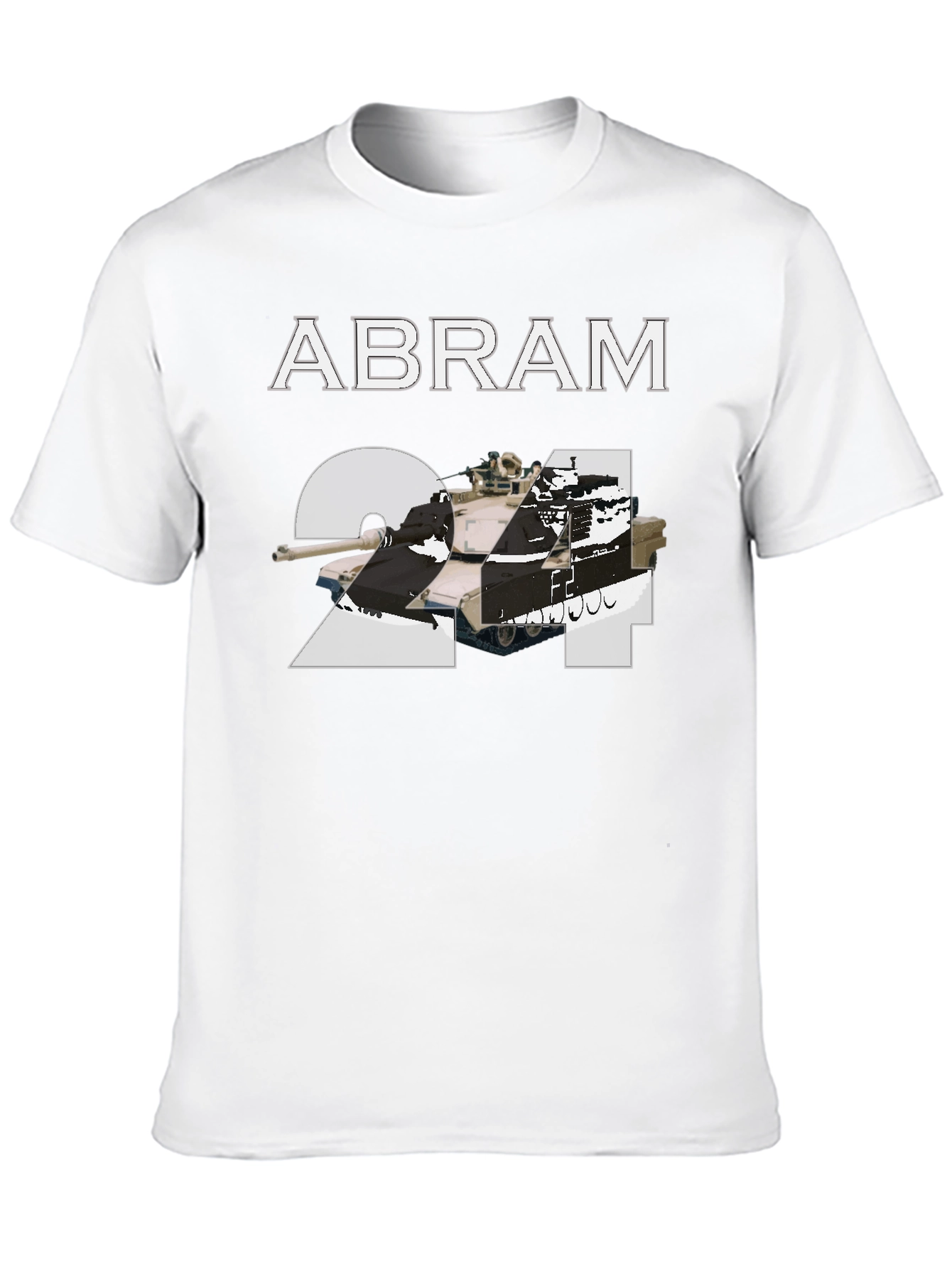 Abram 2A4 Tank Black T-Shirt