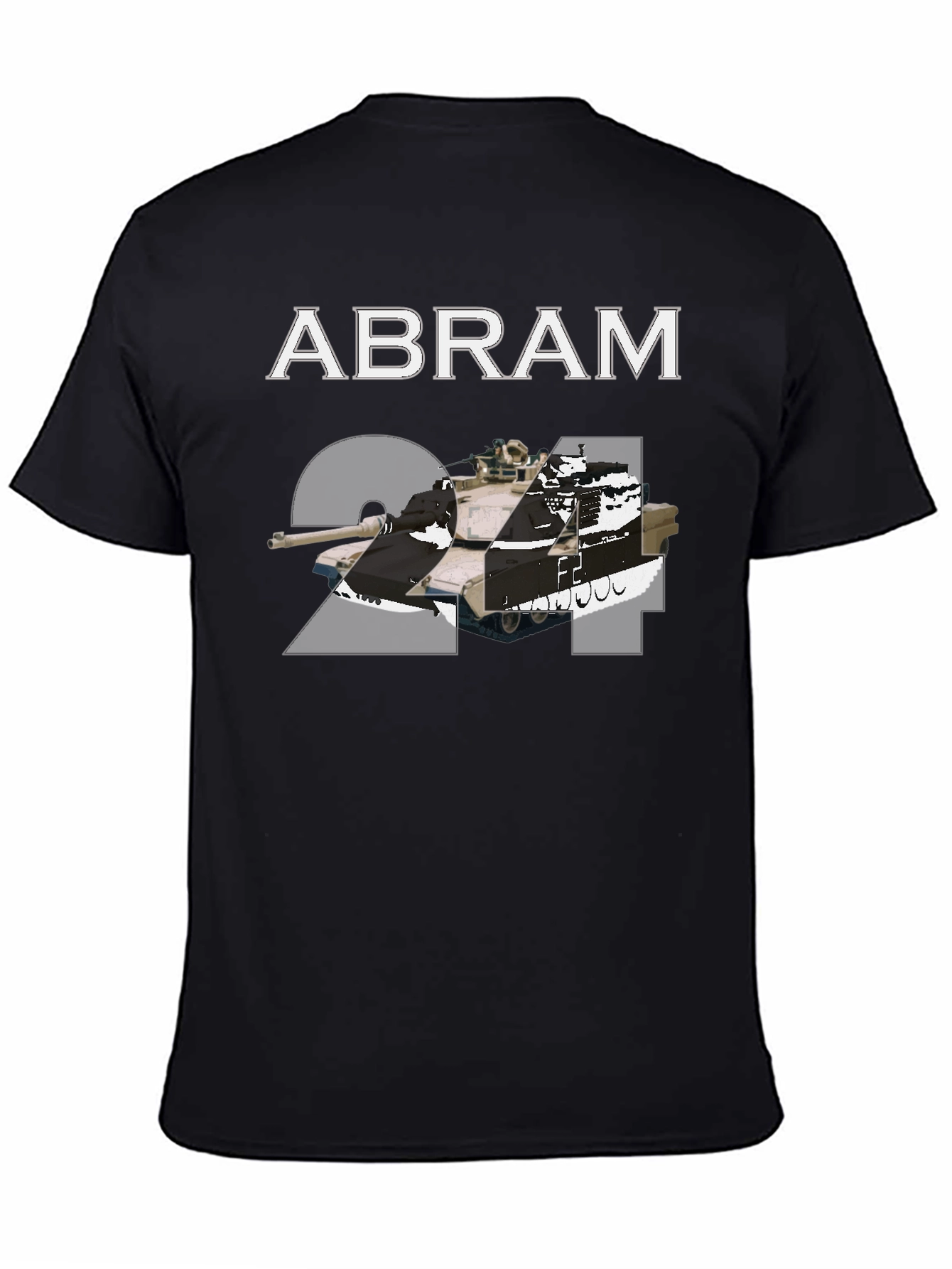 Abram 2A4 Tank Black T-Shirt