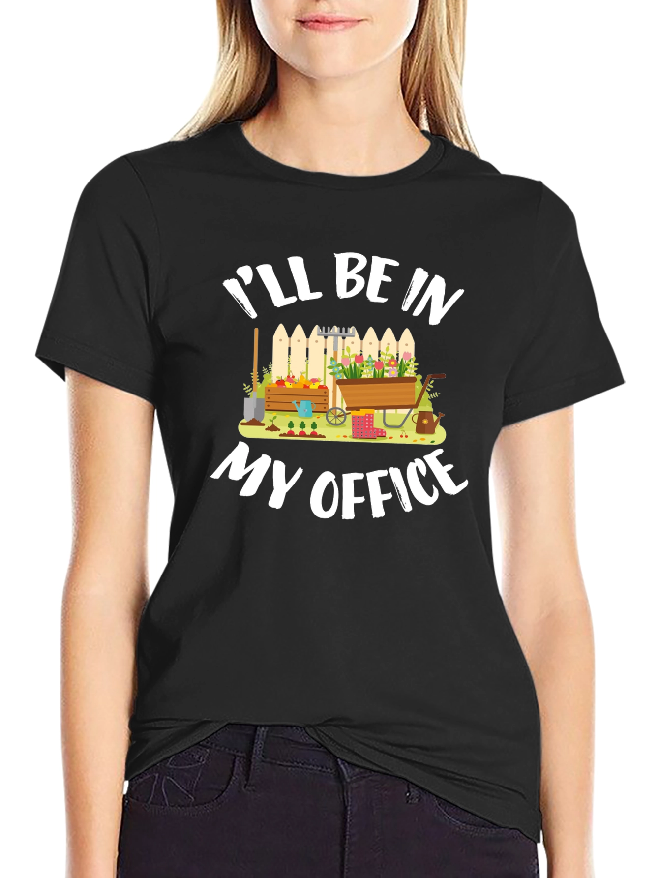 Gardener T-Shirt: Ill Be In My Office