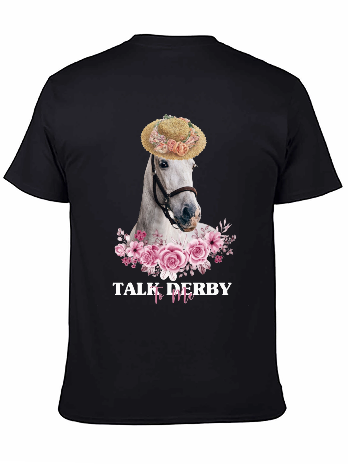 Talk Derby To Me Horse Floral T-Shirt