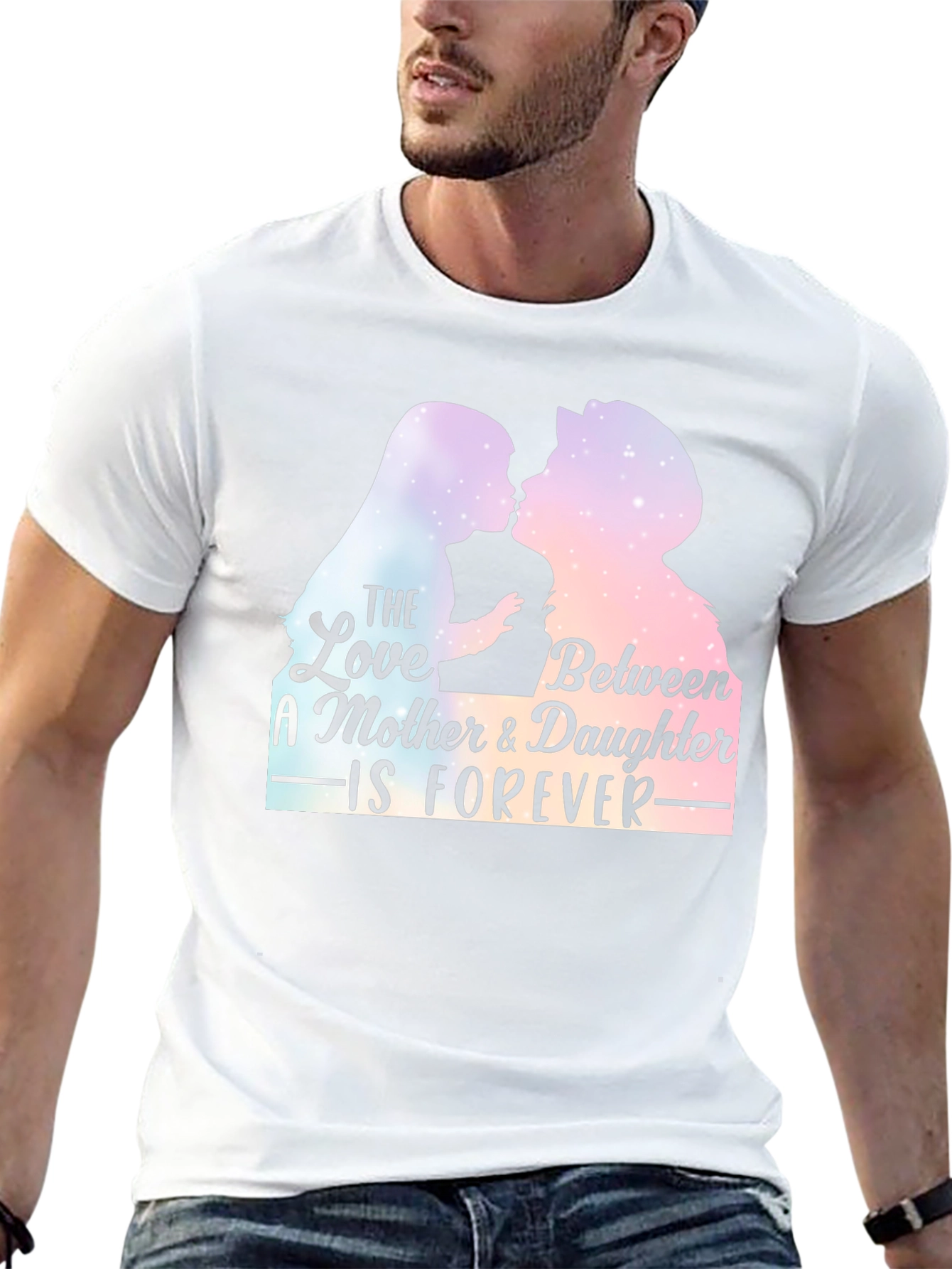 Mother & Daughter Forever T-Shirt - Black
