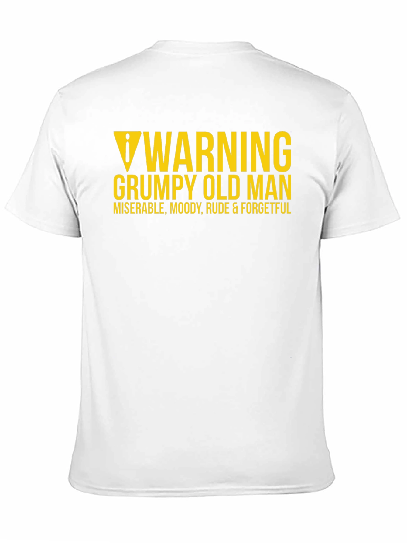 Warning Grumpy Old Man Graphic Tee