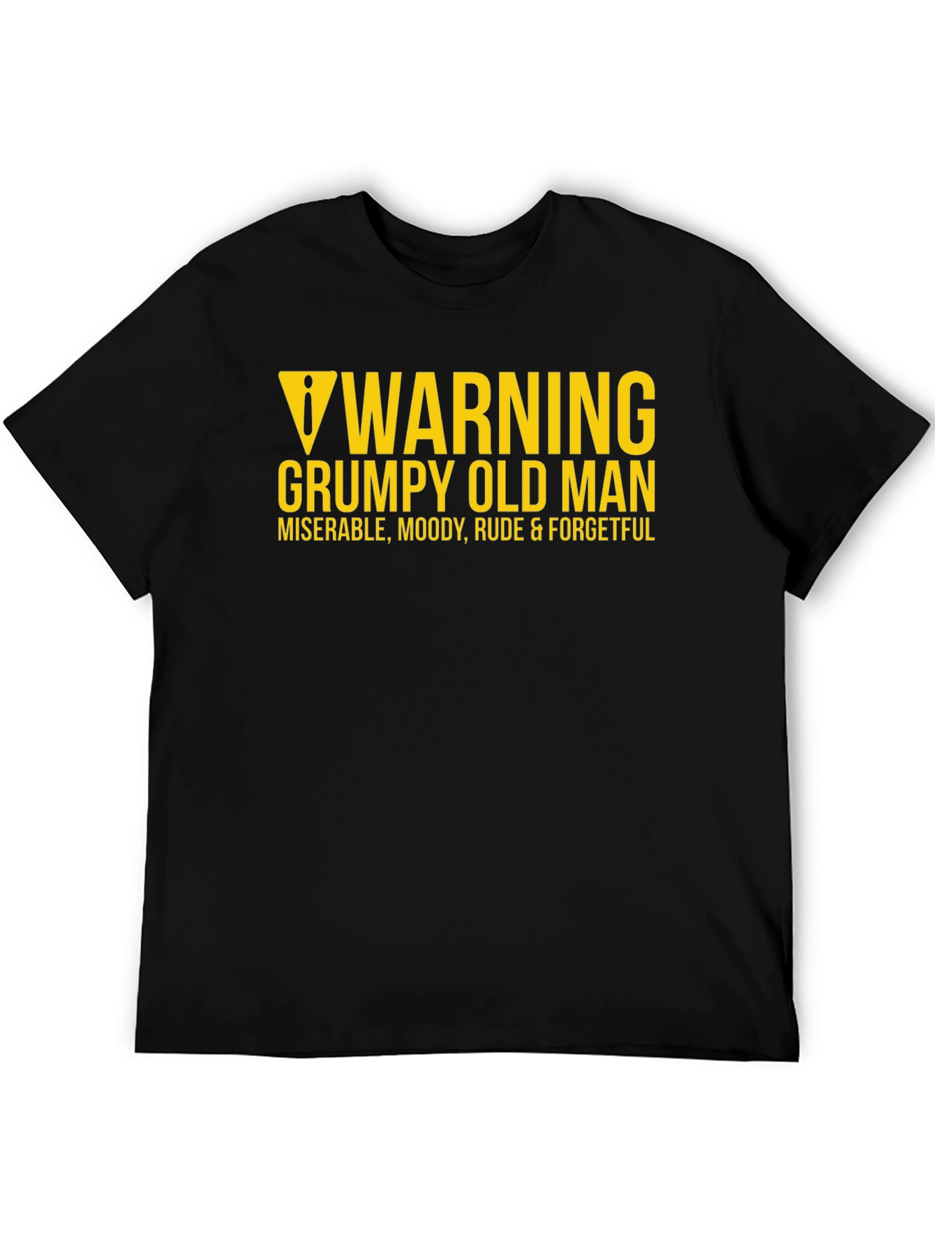 Warning Grumpy Old Man Graphic Tee