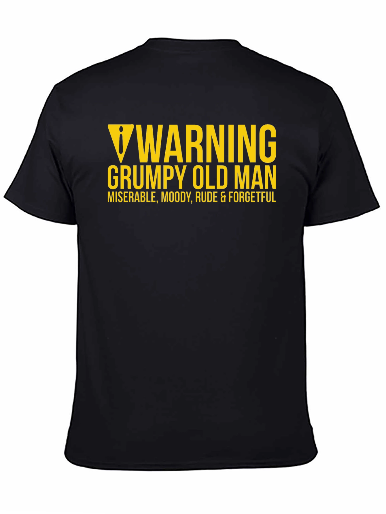 Warning Grumpy Old Man Graphic Tee
