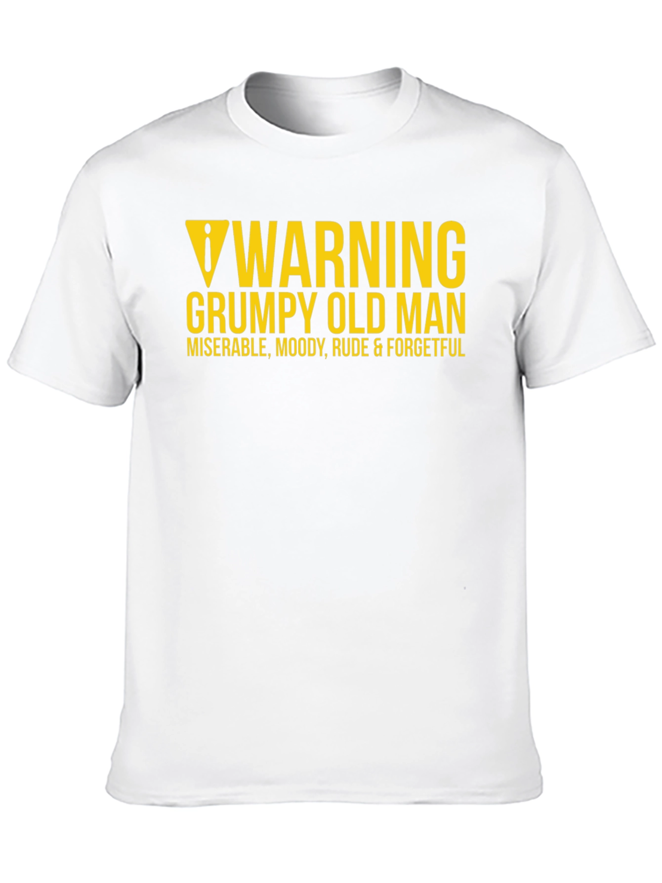 Warning Grumpy Old Man Graphic Tee